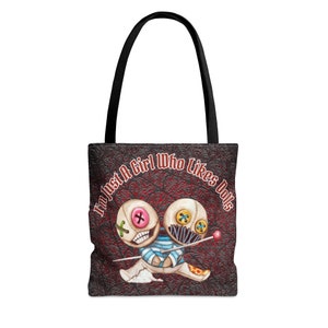 I’m Just A Girl Who Likes Dolls | Voodoo Doll Tote Bag -Twins