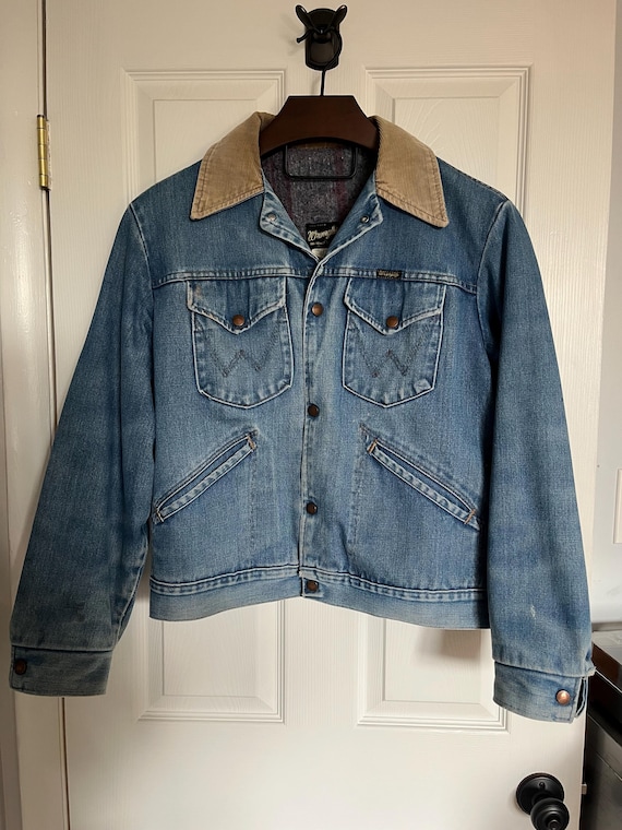 Vintage 1980s Wrangler Denim Jacket – Classic Western Ranchwear - Etsy