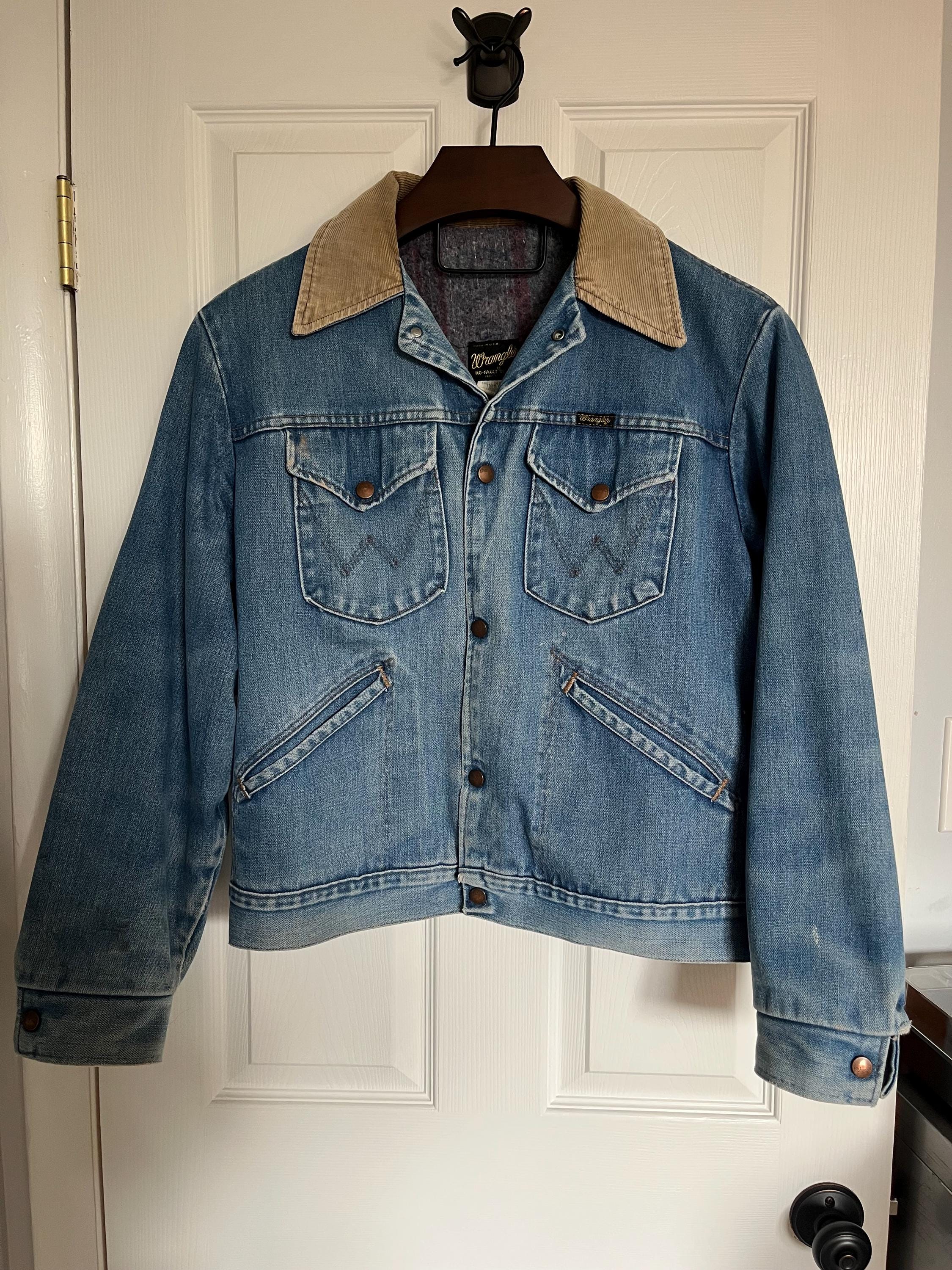 Vintage 1980s Wrangler Denim Jacket – Classic Western Ranchwear - Etsy