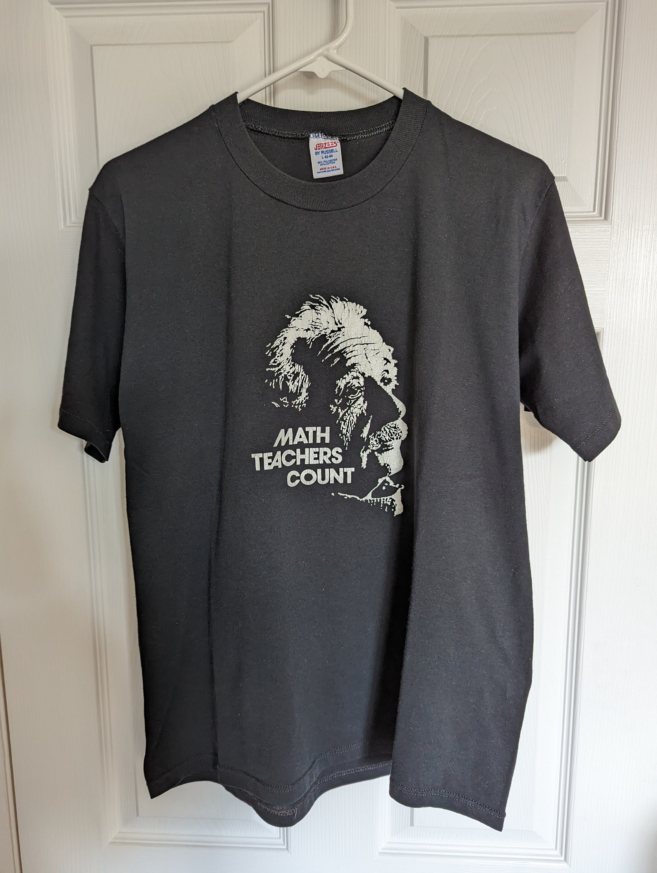 Vintage 80s Einstein Math Counts Shirt - Etsy