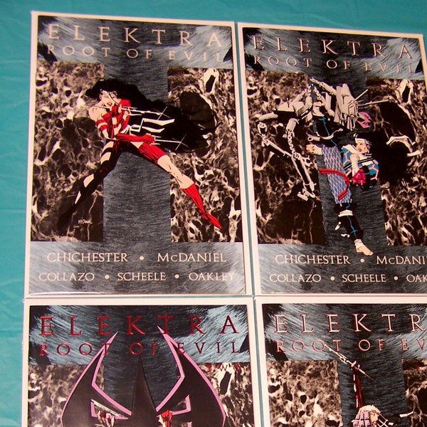 1995 Elektra Root of Evil 1-4 (Daredevil)