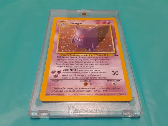 Gengar Holo - Fossil Pokémon card 5/62