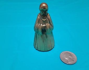 Vintage solid brass friar monk bell [made in England]