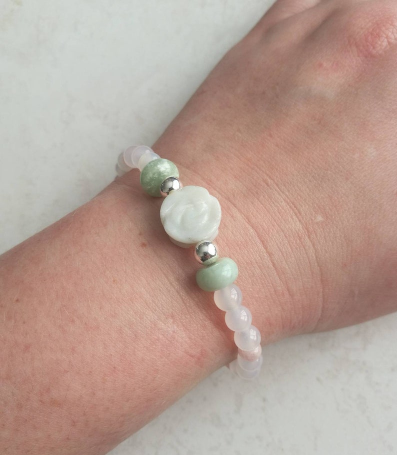 Jade bracelet agate bracelet beaded jewellery gemstone | Etsy