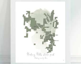 Hocking Hills State Park Map
