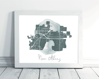 New Albany-Columbus, Ohio-Neighborhood Map