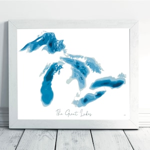 The Great Lakes Depth Map