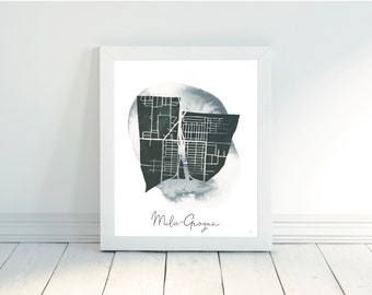 Milo-Grogan-Columbus, Ohio-Neighborhood Map