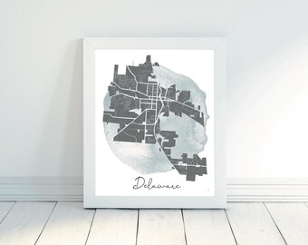 Delaware, Ohio-Neighborhood Map