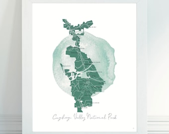 Cuyahoga Valley National Park Map