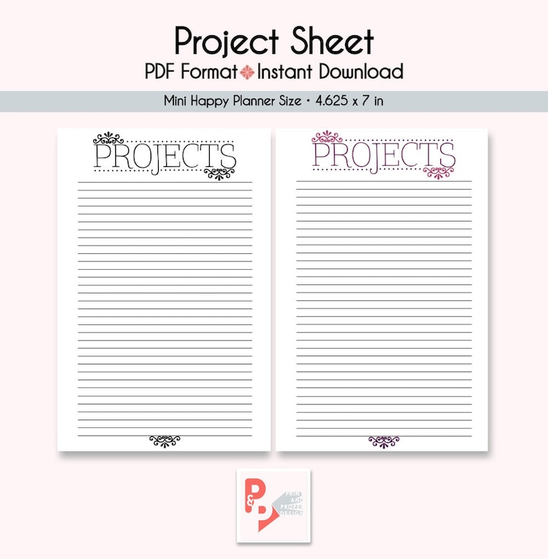 Challenge SHEET Mini Satisfied Planner Printable Inserts, Produce 365, Pleased Planner Incorporate, Delighted Planner Mini, MAMBI Planner, Prompt Down load image relating to Happy Planner Printable Inserts known as Venture SHEET Mini Delighted Planner Printable Inserts, Crank out 365, Pleased Planner Include, Delighted Planner Mini, MAMBI Planner, Instantaneous Obtain