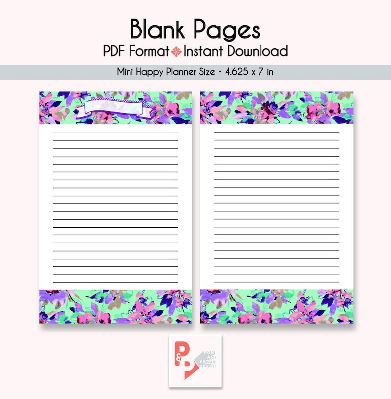 BLANK Webpages Mini Satisfied Planner Printable InsertS, Develop 365, Pleased Planner Include, Pleased Planner Mini, MAMBI Planner, Fast Down load photo regarding Happy Planner Printable Inserts called BLANK Web pages Mini Satisfied Planner Printable InsertS, Establish 365, Content Planner Add, Delighted Planner Mini, MAMBI Planner, Quick Down load