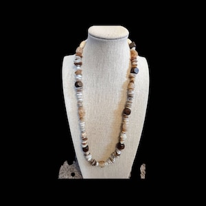 Puka Shell Necklace. Beach theme Necklace. 22 inch long Necklace.