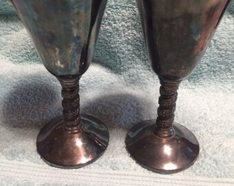 Spain Silver Factory Made in Madrid Vintage Goblet Cocktail Roma S.L