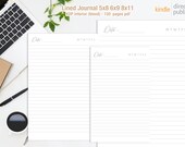 KDP Lined Journal Interior, PDF template, Low Content Books, 120 Page Lined Journal, SelfPublish Books, (8.5x11, 5x8, 6x9) COMMERCIAL Use