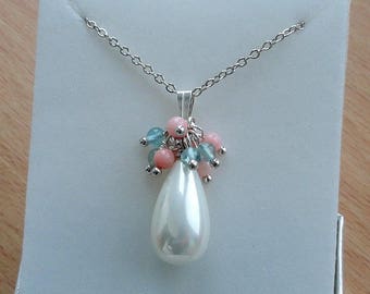 White Pearl Necklace Single Pearl Jewelry Large Pearl Pendant Pearl Drop Necklace Delicate Necklace Fashion Jewelry Everyday Necklace White
