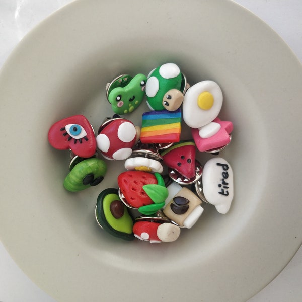 Polymer Clay-Pins