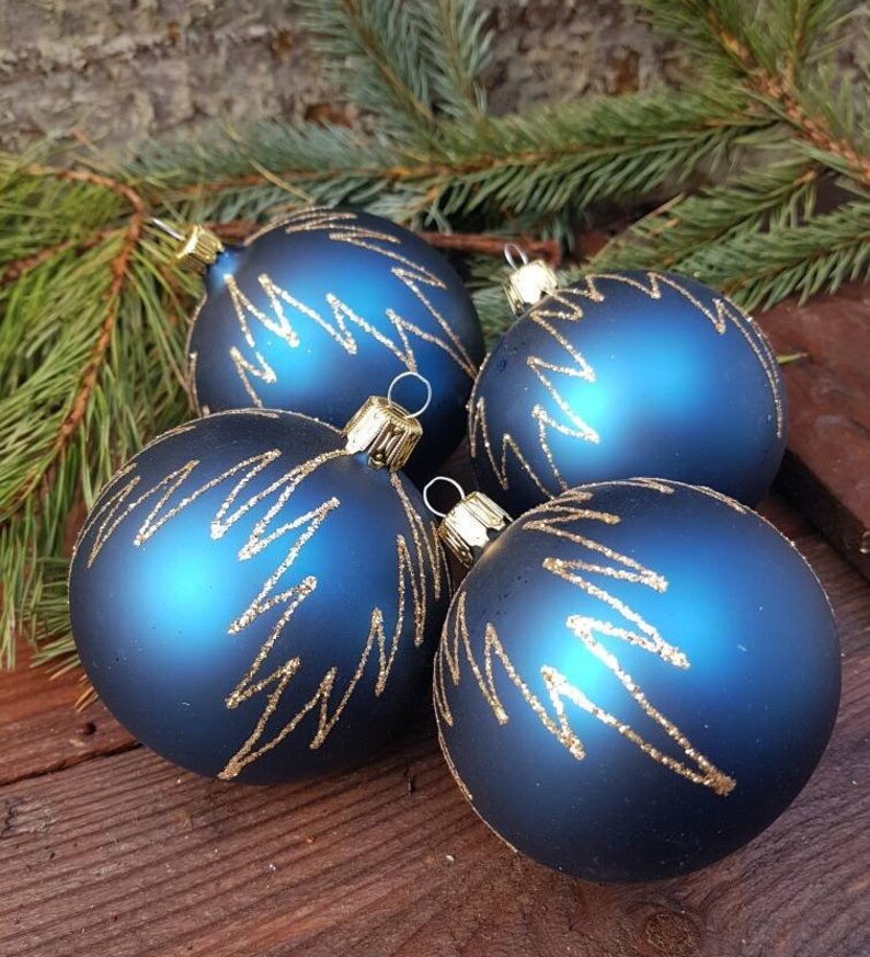 Clayre /& FED de Noël Boule christmas verre Christmas Perles Paillettes Argent Blanc
