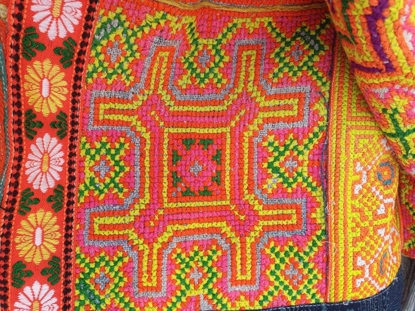 From the Hills Vintage Vietnamese Quilt Hill Tribe Very Etsy