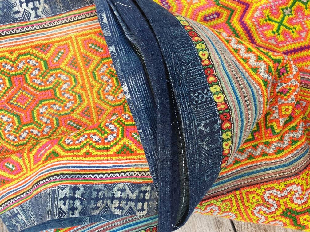 From the Hills Vintage Vietnamese Quilt Hill Tribe Very Etsy