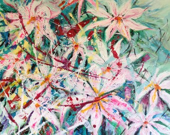 SOLD Pink Clematis - Prints Only