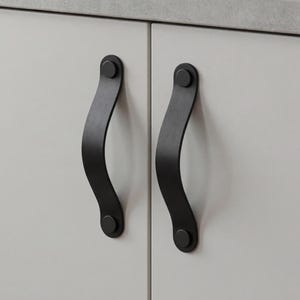 Möbelgriff Leder / Schrankgriff PAX, BESTA / auf Bestellung gefertigt / italienisches Leder
