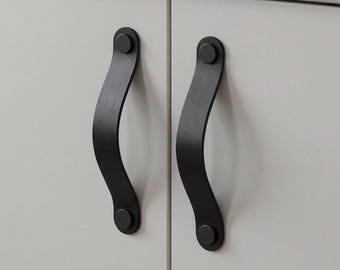 Möbelgriff Leder / Schrankgriff PAX, BESTA / auf Bestellung gefertigt / italienisches Leder