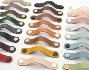 Drawer pull, curved, Infinity shape/ minimalist design / handles for cupboards, dressers, various furniture