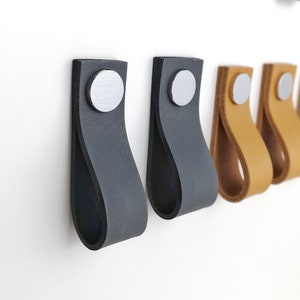 A wide variety of high-quality handmade Leather drawer pulls and leather cabinet pulls to upgrade your furniture pieces to which you want to give a new look. The leather pulls are Made in Germany by Rowzec Design using the finest materials.