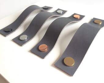Leather Pulls Leather Handles Leather Cabinet Hardware