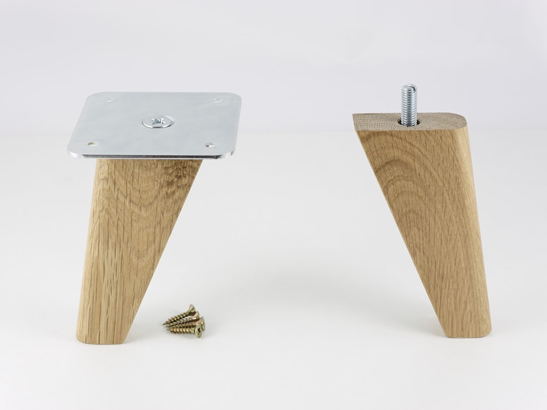 Mid Century wood legs for IKEA kallax