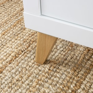 Furniture feet on ikea Kallax cabinet