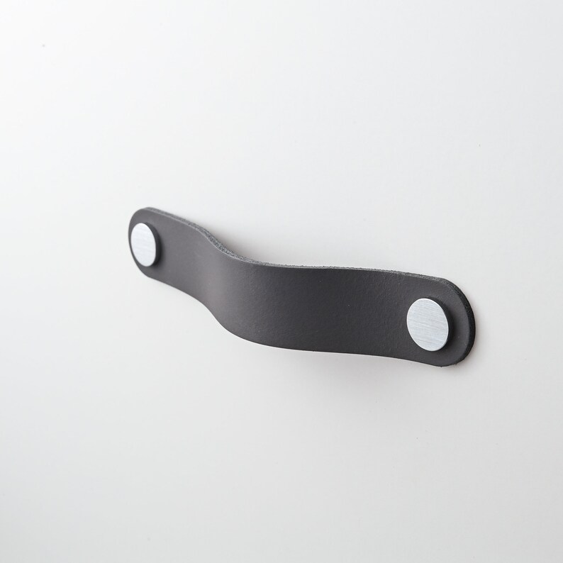 Leather Drawer Handle 2.5cm 1'' Wide/ Leather Pulls Etsy