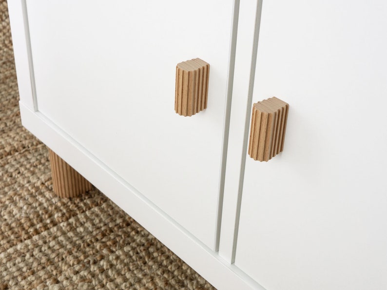 Furniture handle PAX, wood door knob, Kallax pull, drawer line handle