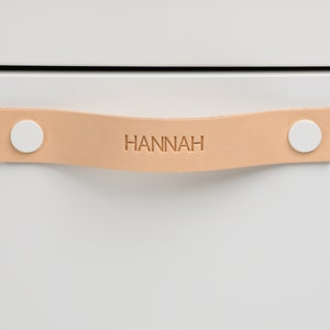 Personalized Leather Handle for IKEA Duktig Kitchen: Kids Room Decor