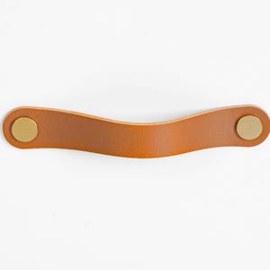 Leather drawer pull / handles for cupboards, PAX, dressers
