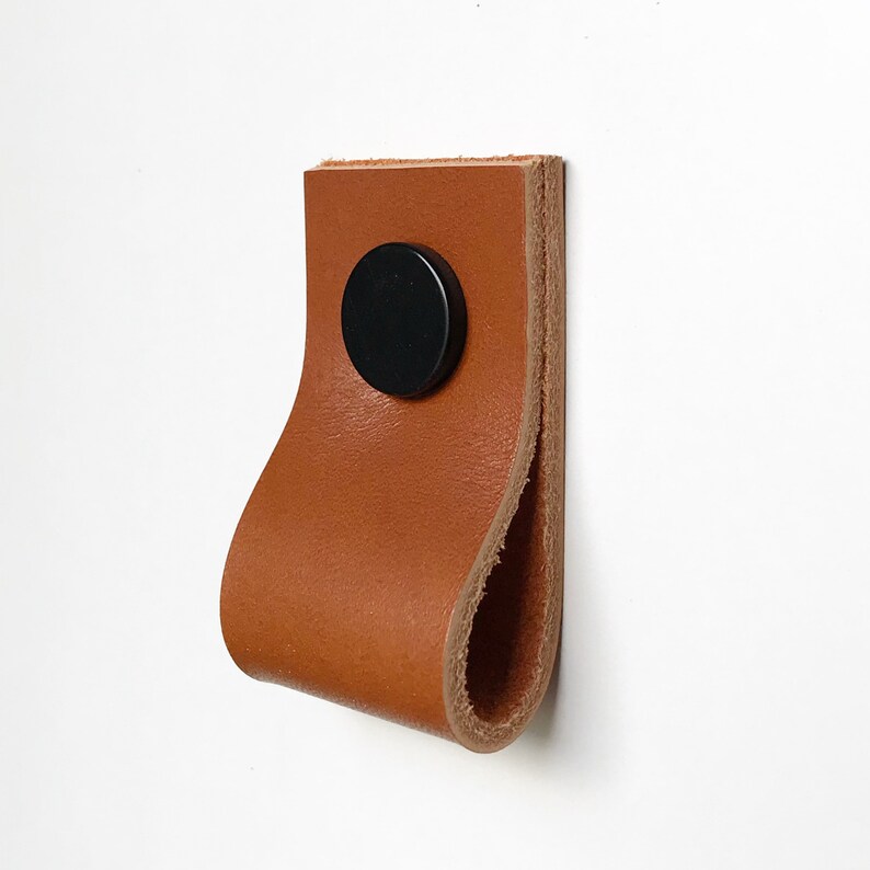 Leather drawer pulls Leather pulls Dresser handles