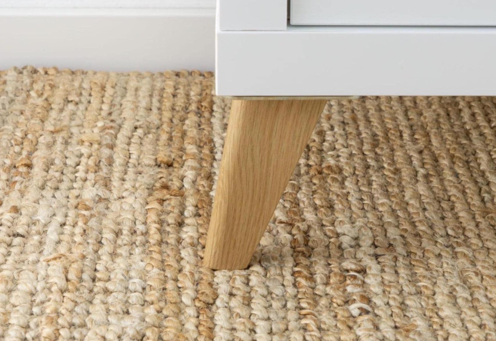 Mid Century modern furniture leg for Ikea Kallax, Besta, wood feet for cabinets