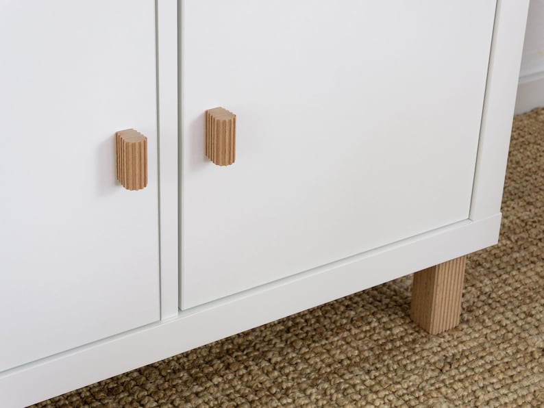 Furniture handle PAX, wood door knob, Kallax pull, drawer line handle