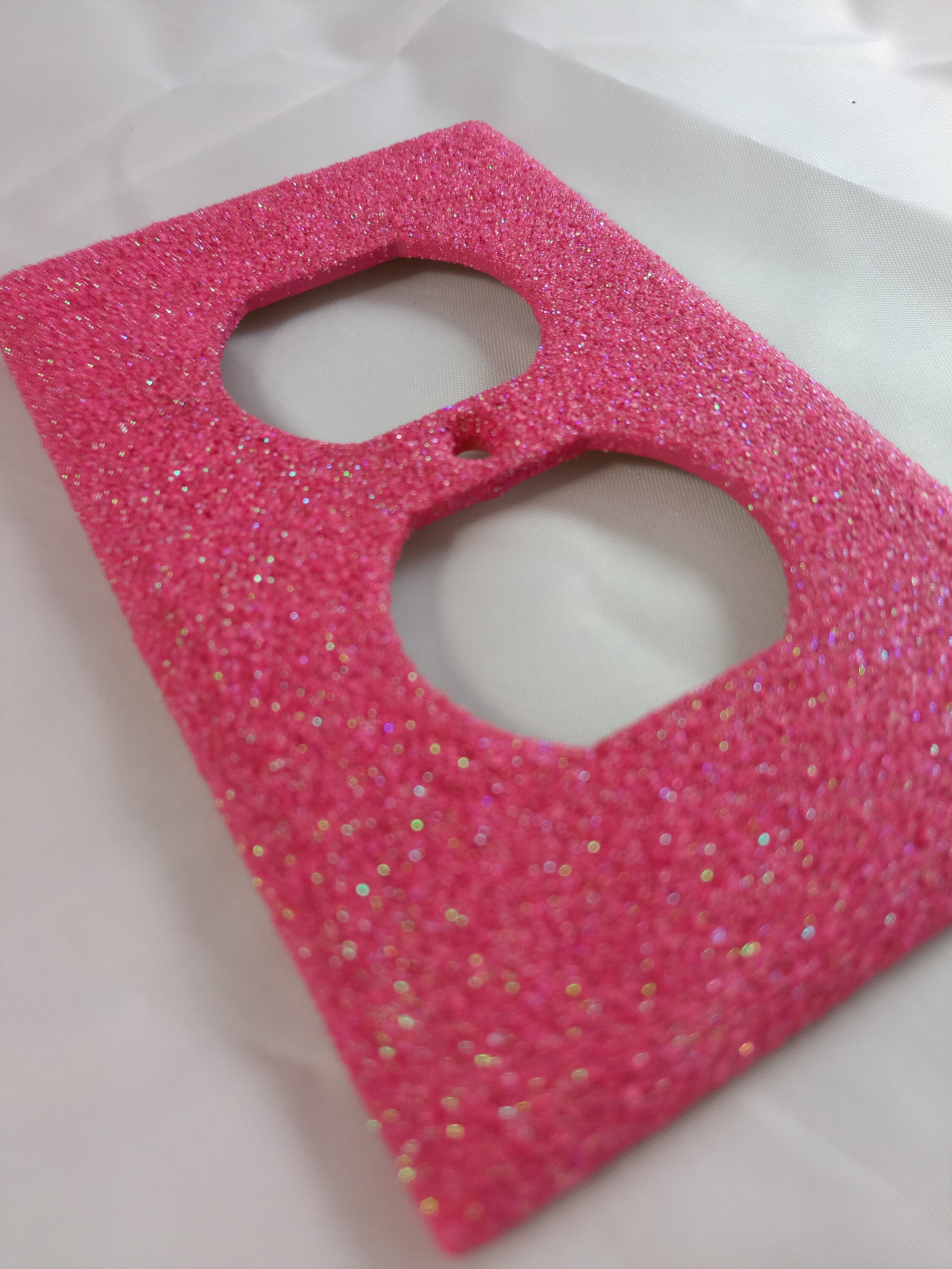 Light Pink Glitter Walls