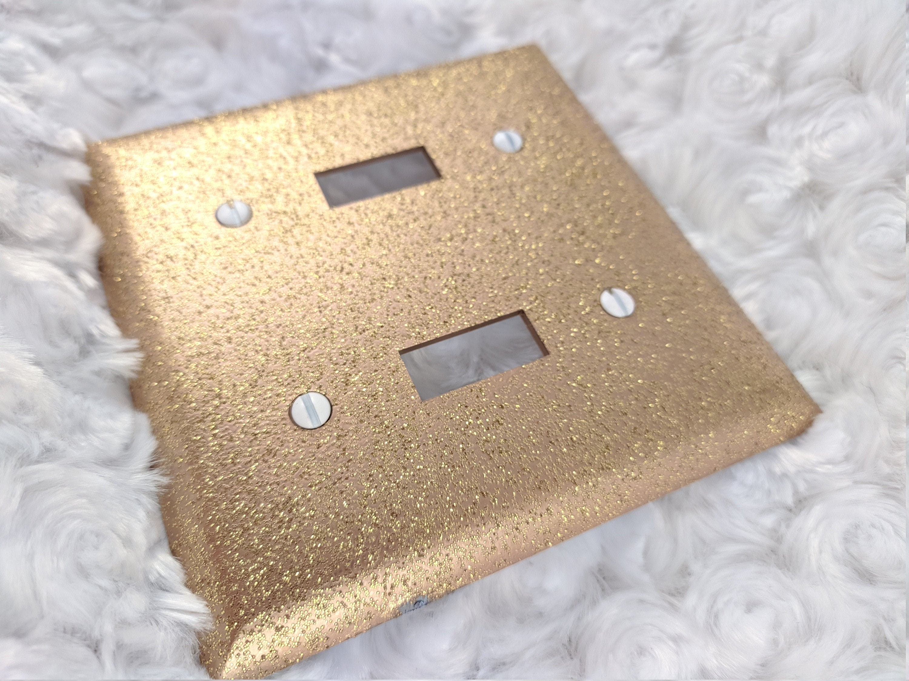 Copper Rose Gold With Champagne Gold Glitter Sparkle Bling Etsy