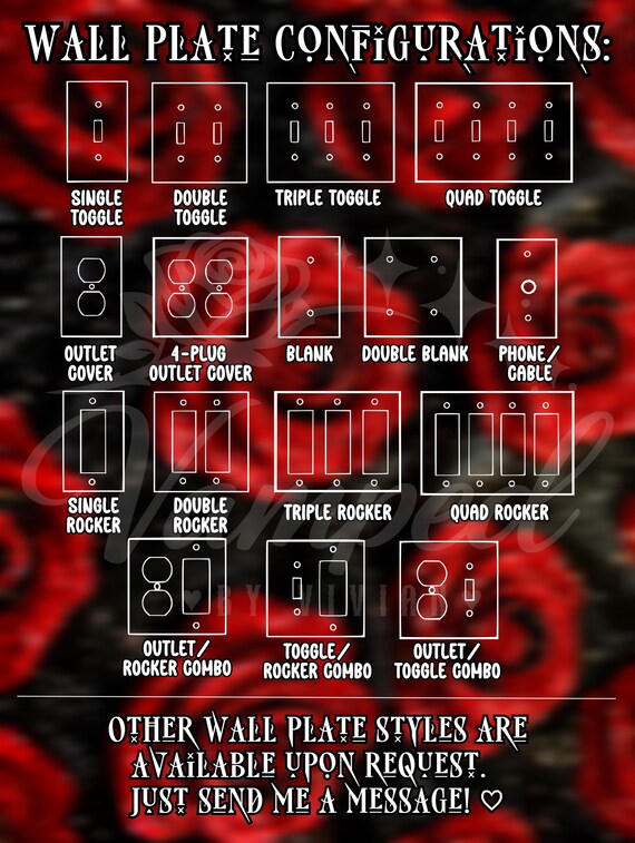 Plaques D'Interrupteur Roses Holographiques Pailletées - Bling Light - Couvercles De Prises - VampedByVivian