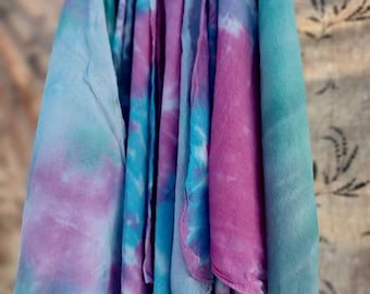 Bandana Tie Dye per cani, bandana Tie Dye in cotone, bandana Watercolors, bandana Tie Dye colori tenui, sciarpa Tie Dye, bandana per cani, sciarpa Boho