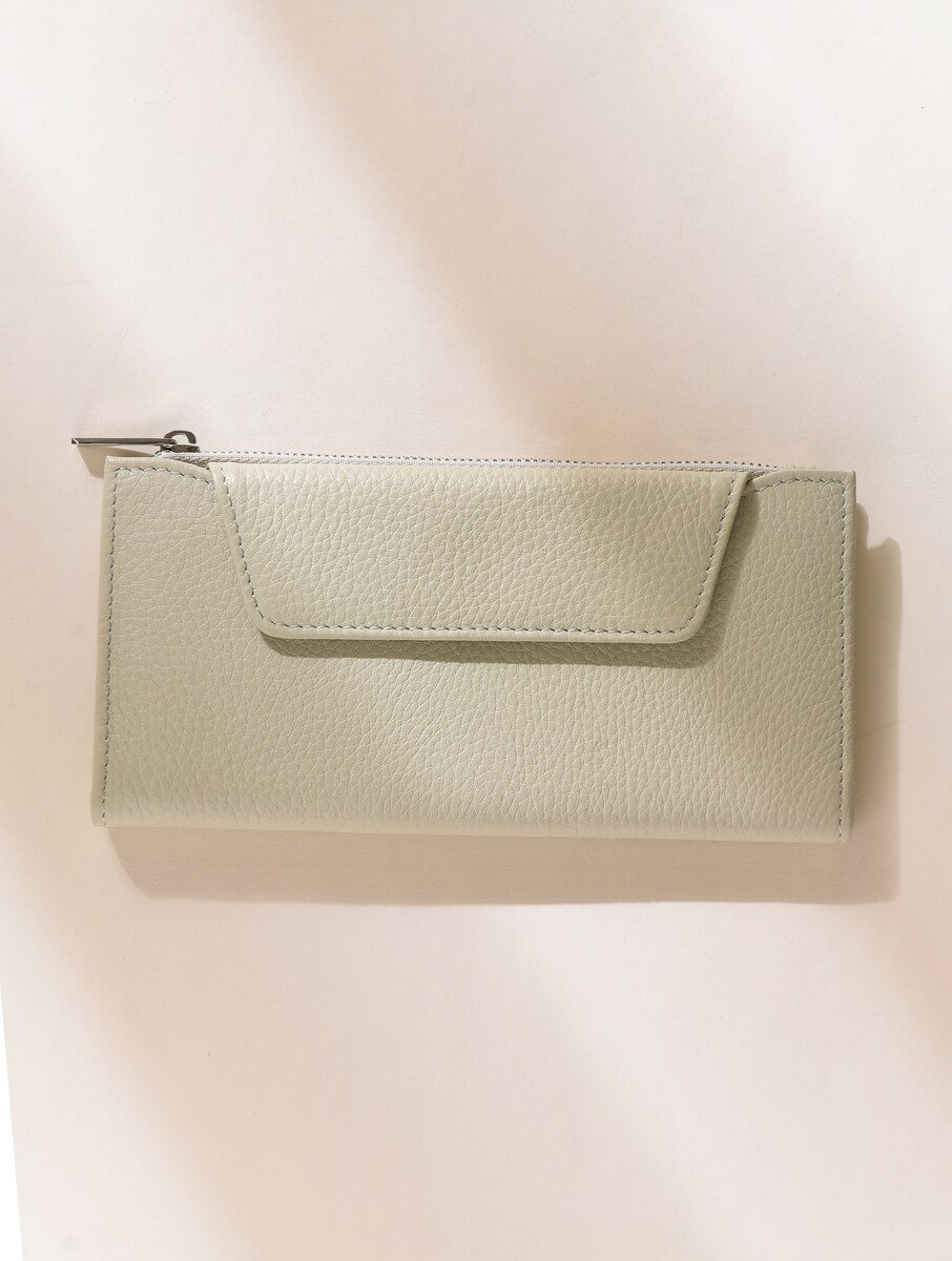 【美品】Off-White Leather Wallet Off-White🔥Coin Case with Chain Purse Wallet Designer