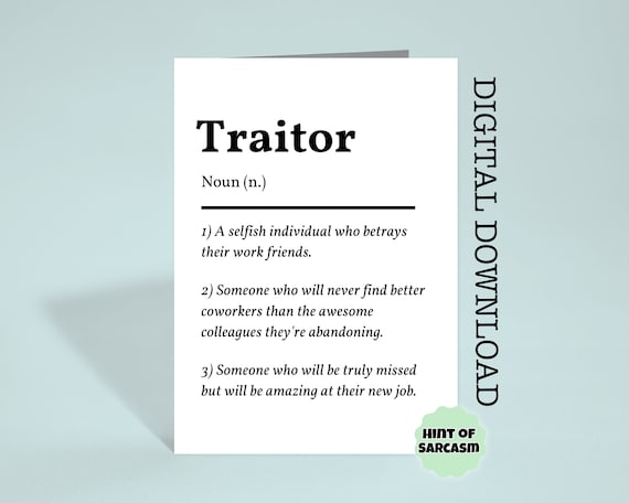 TRAITOR - Meaning and Pronunciation 