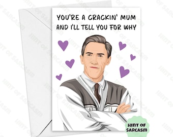 A5 You're A Crackin' Mother And I'll Tell You For Why Mother's Day Card | Funny Mother's Day | Gavin and Stacey Inspired | Bryn Inspired