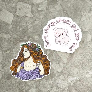 Circe Stickers | Matte Vinyl Sticker | Epic the Musical | Greek Mythology | Enchantress | Magic