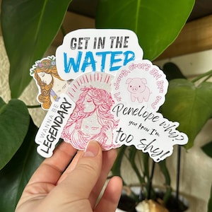 EPIC Sticker Pack | Matte Vinyl Sticker | Odysseus | Greek Mythology | Waterproof | Set of 6