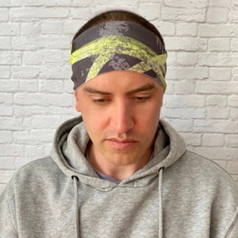 Workout headbands for men mens exercise sweatbands fitness Etsy