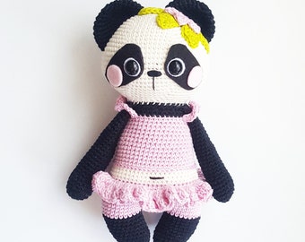 Amigurumi Crochet Instructions "Nele the Panda" (GERMAN & ENGLISH) PDF